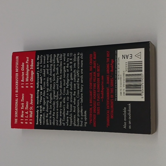 James Patterson Alex Cross Series Lot of 2 Paperback Books: Mary Mary and Cross - Picture 13 of 14
